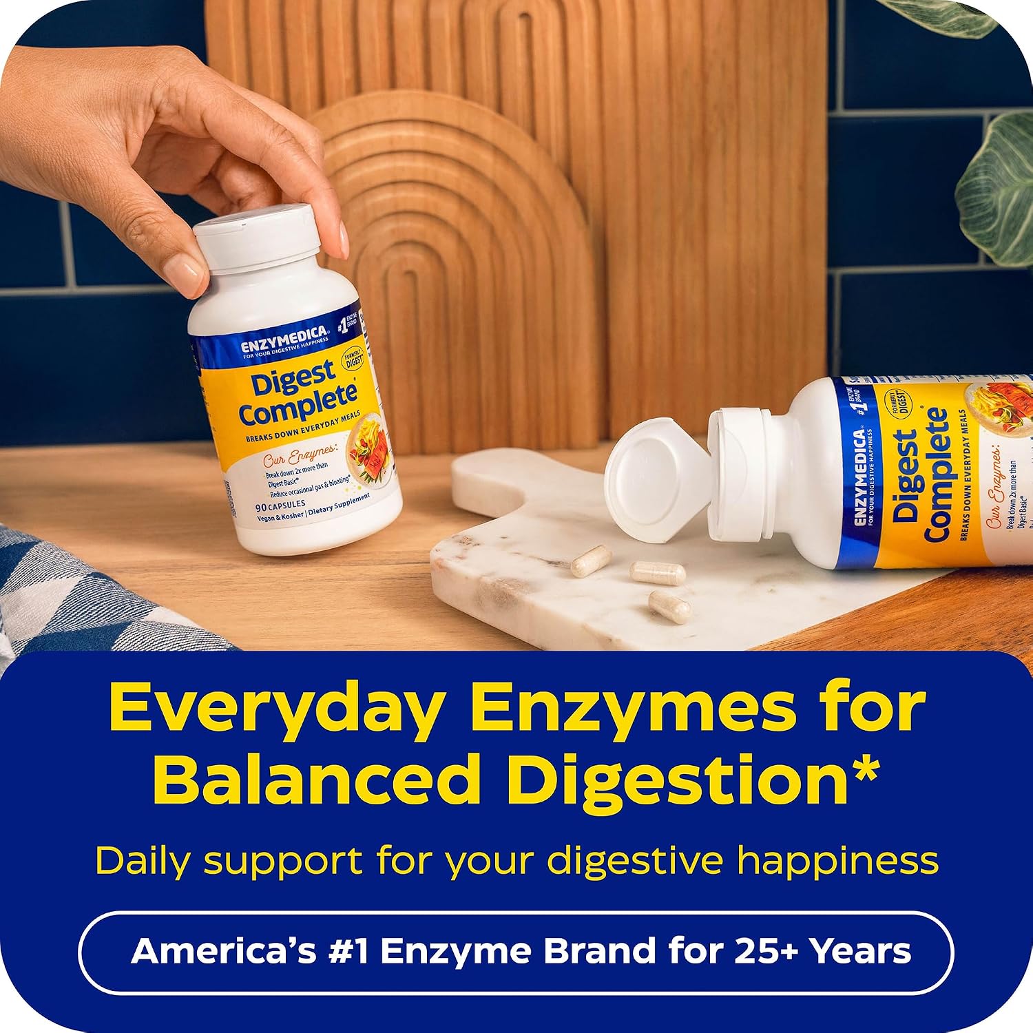Enzymedica Digest Complete - Helps Gas & Bloating - 90 Caps Gsupps Australia