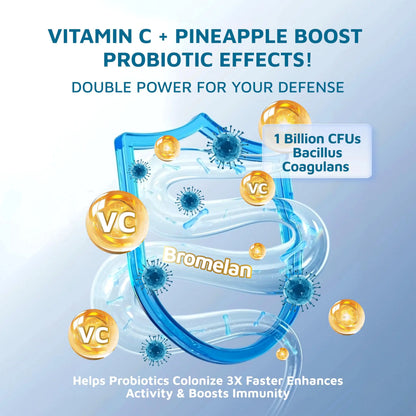Organic Natural Sourcing Premium Feminine PH Balance Gummies for Women's Health, Immune Support, Hawaiian Pineapple Flavor Gluten-Free, Vegan Premium Feminine Balance Gummies For women-60 Prebiotics QVQ
