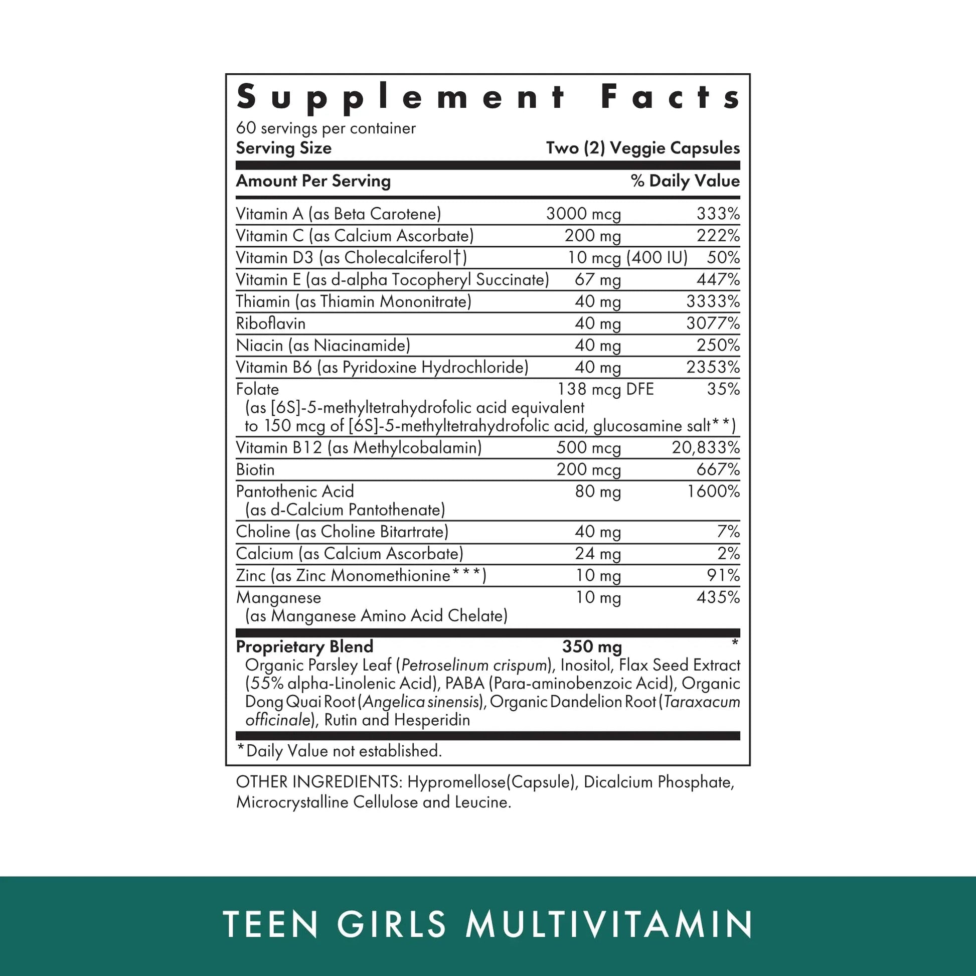 MICHAEL'S Health Naturopathic Programs Teen Girls Multivitamin - 120 Vegetarian Capsules - Nutrients for Healthy Growth & Development MICHAEL'S buy australia supplements