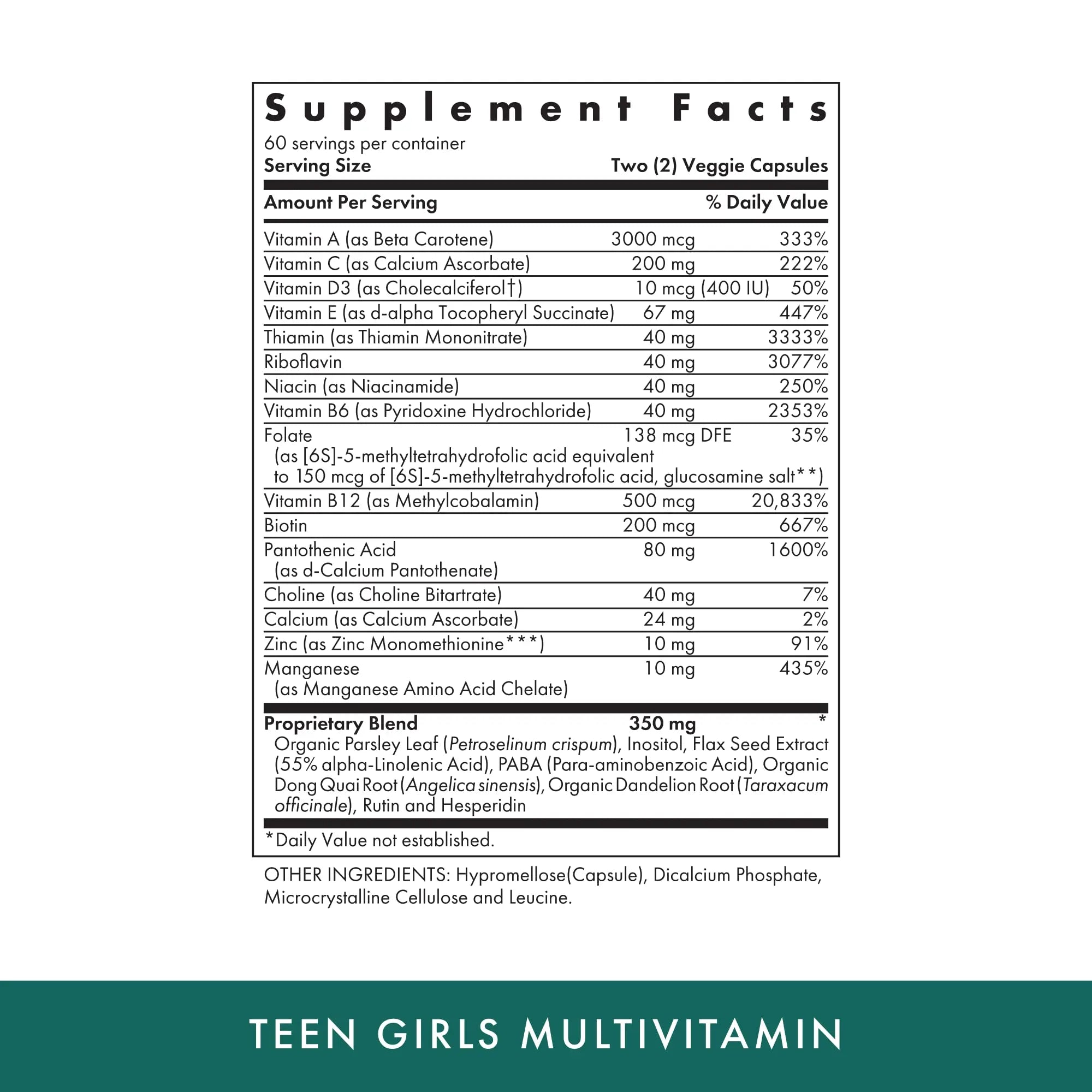 MICHAEL'S Health Naturopathic Programs Teen Girls Multivitamin - 120 Vegetarian Capsules - Nutrients for Healthy Growth & Development MICHAEL'S buy australia supplements