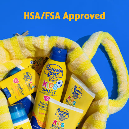 Banana Boat Sport Kids Sunscreen Spray SPF 50, 6 oz (2 Pack) Banana Boat