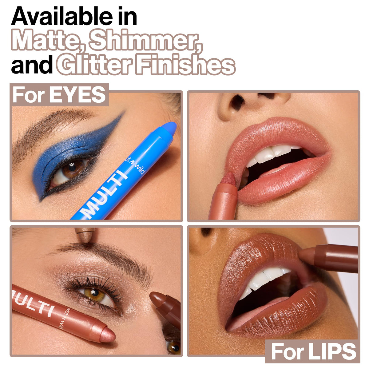 wet n wild Color Icon Cream Eyeliner Eyeshadow Multi-Stick, Moisturizing, Nourishing Velvety Cream-to-Powder Buildable & Blendable Formula, Cruelty-Free & Vegan - Brown Sugar wet n wild
