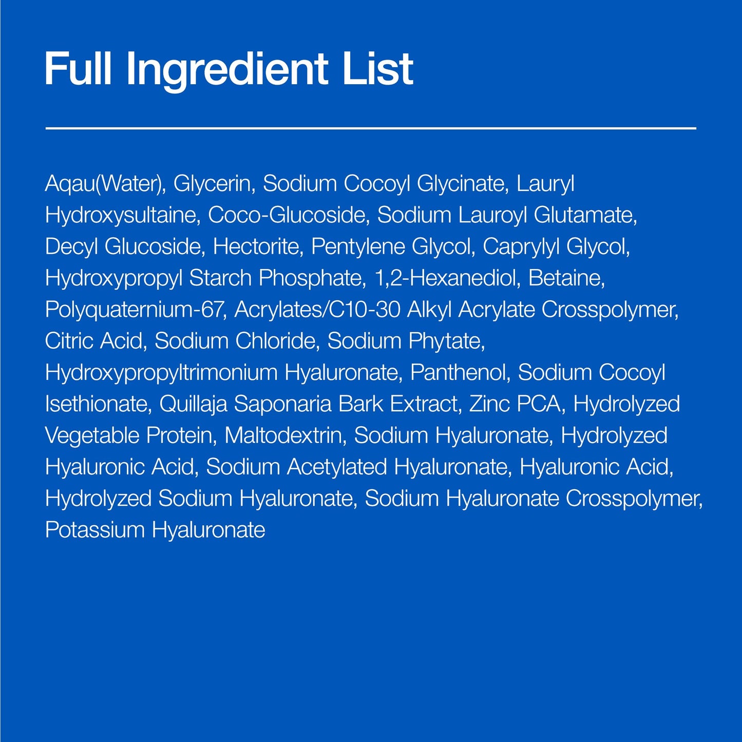 Anua Hydrating Gentle Foaming Cleanser, Hyaluronic Acid, Glycerin, Zinc, Panthenol, Korean Face Wash for Dry Skin ANUA