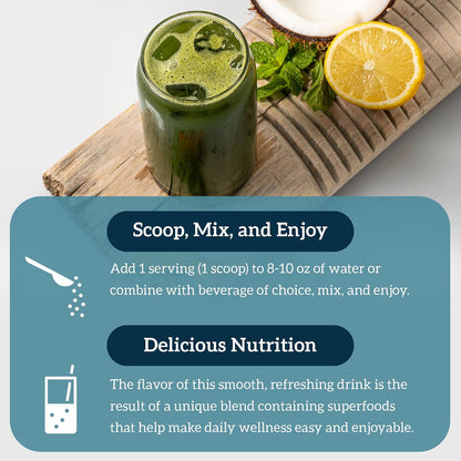Organifi Green Juice - Powder Supplement with Organic Spirulina, Ashwagandha, and Chlorella - Helps Achieve Fitness Goals and Reduce Cortisol Levels, 30-Day Supply Gsupps Australia