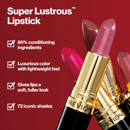 Revlon Super Lustrous Lipstick, 130 Rose Velvet, 0.15 oz REVLON