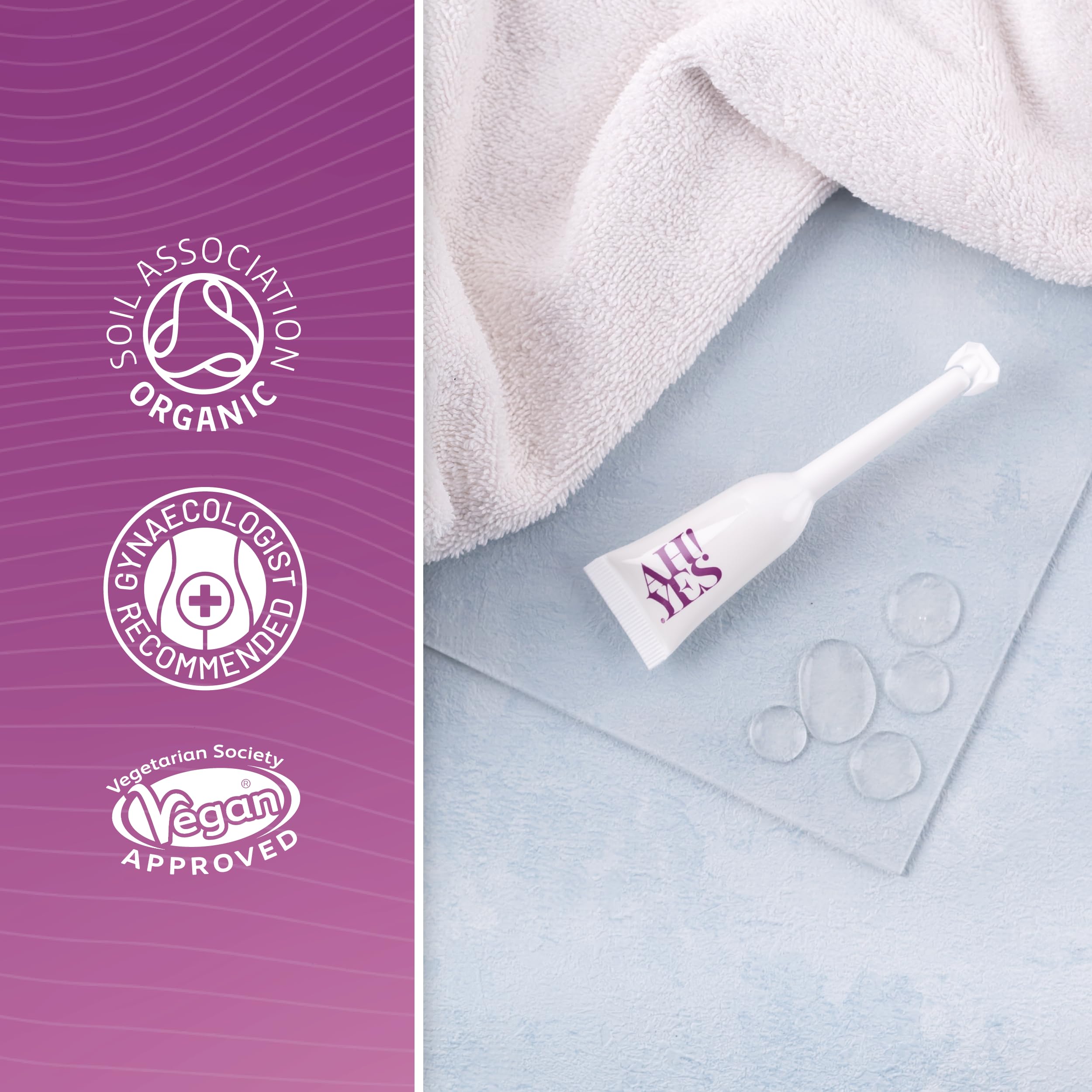 AH! YES® Long Lasting Vaginal Moisturizer for Vaginal Dryness, Water Based & Estrogen-Free, 6 Pre-Filled Applicators AH! YES buy australia supplements
