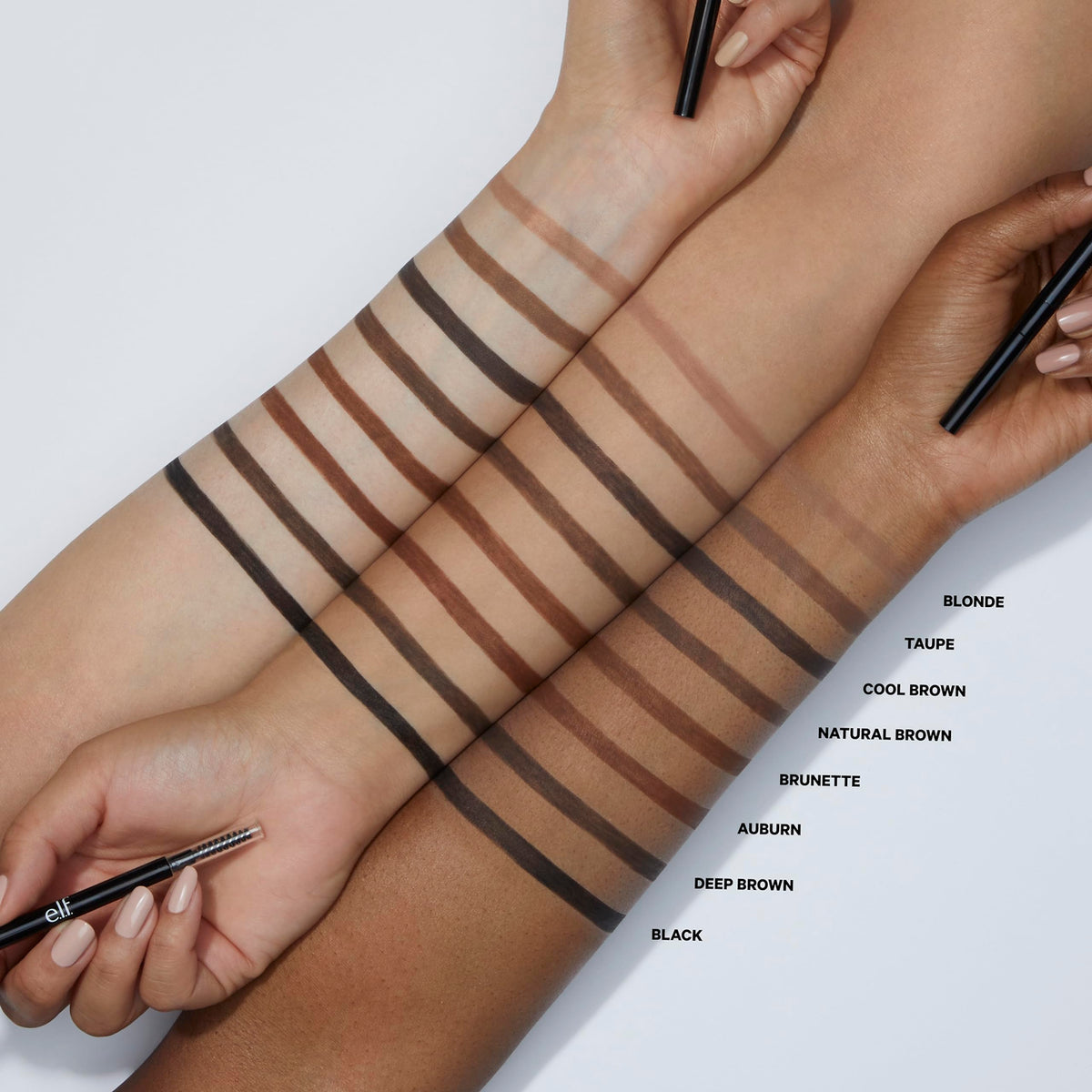 e.l.f. Ultra Precise Brow Pencil, Dual-Ended, Ultra Fine Tip Defines & Fills Eyebrows, Creamy Formula, Vegan & Cruelty-Free, Neutral Brown e.l.f.