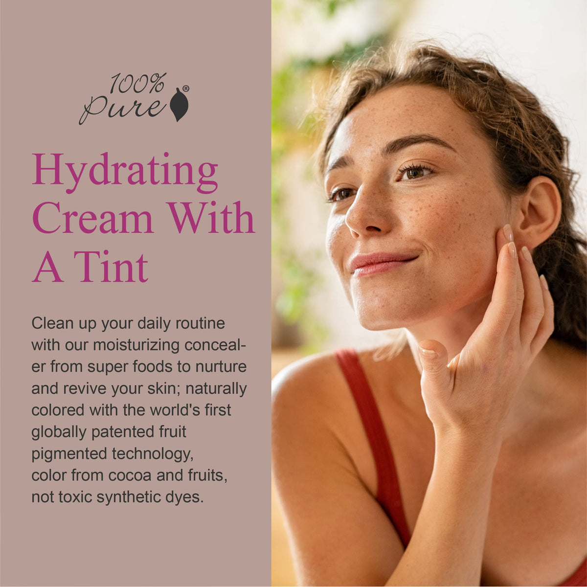 100% PURE Tinted Moisturizer, Cocoa, 1 fl oz 100% PURE