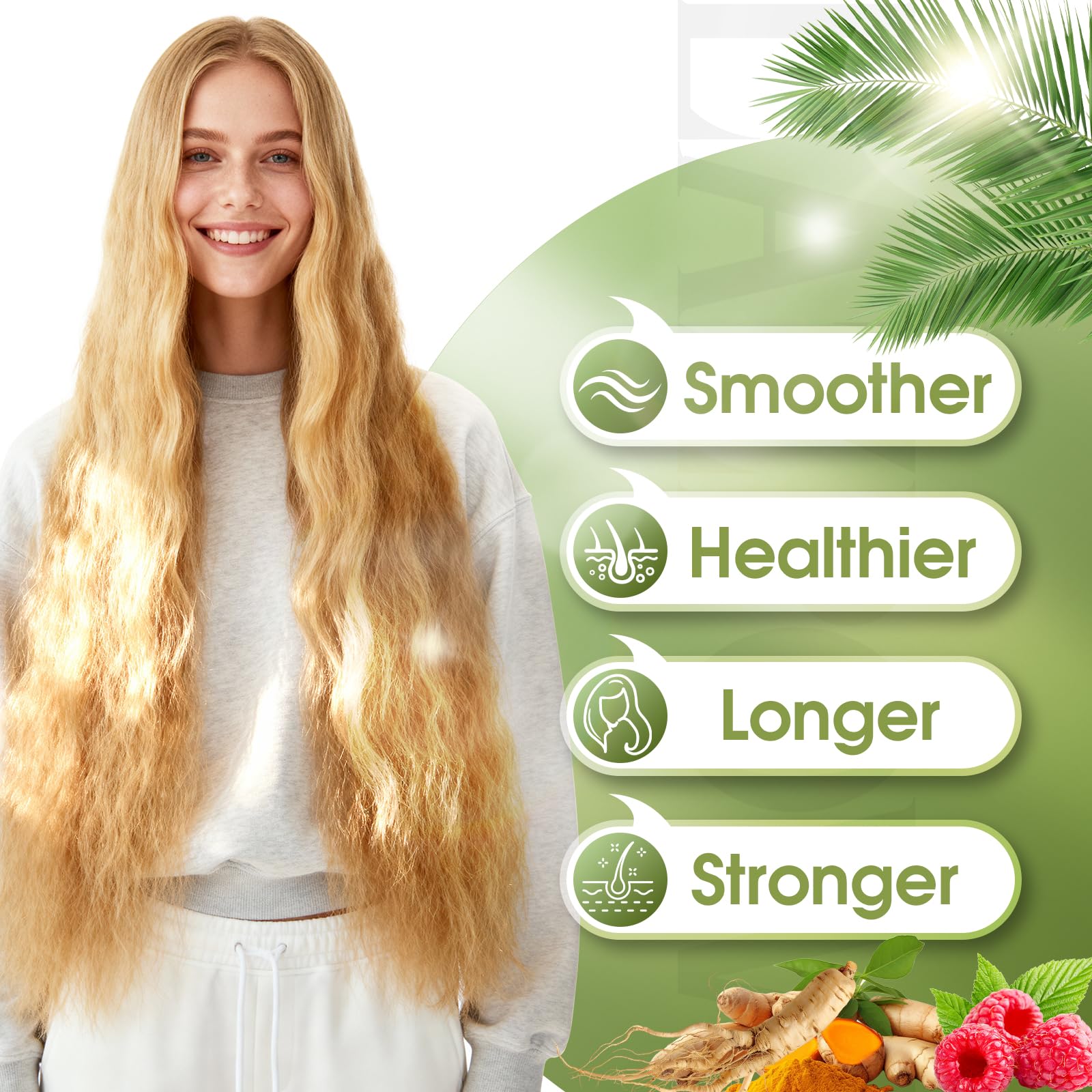 Lazpowfi Hair Growth Supplement, Biotin 10000mcg, 32-in-1 with Vitamin A, B3, C, Magnesium, Calcium, Hair Growth Products, Supports Hair & Nails Natural Growth Vitamins, for Women & Men - 30 Servings Lazpowfi buy australia supplements
