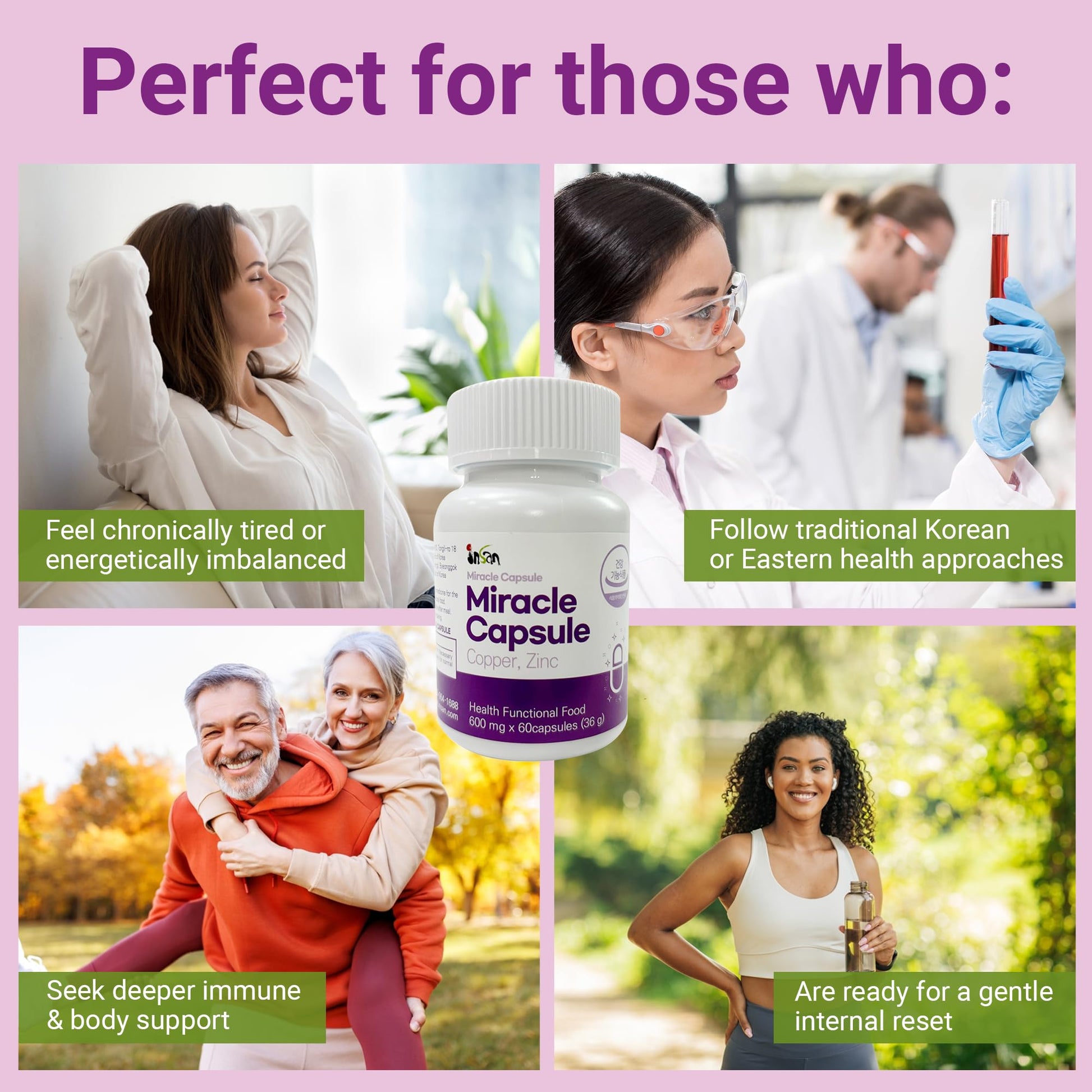 INSANORIGINS Miracle Capsule Immune Defense Support Supplement 18g (600mg - 30 Capsules) [Starter Pack] INSANORIGINS buy australia supplements
