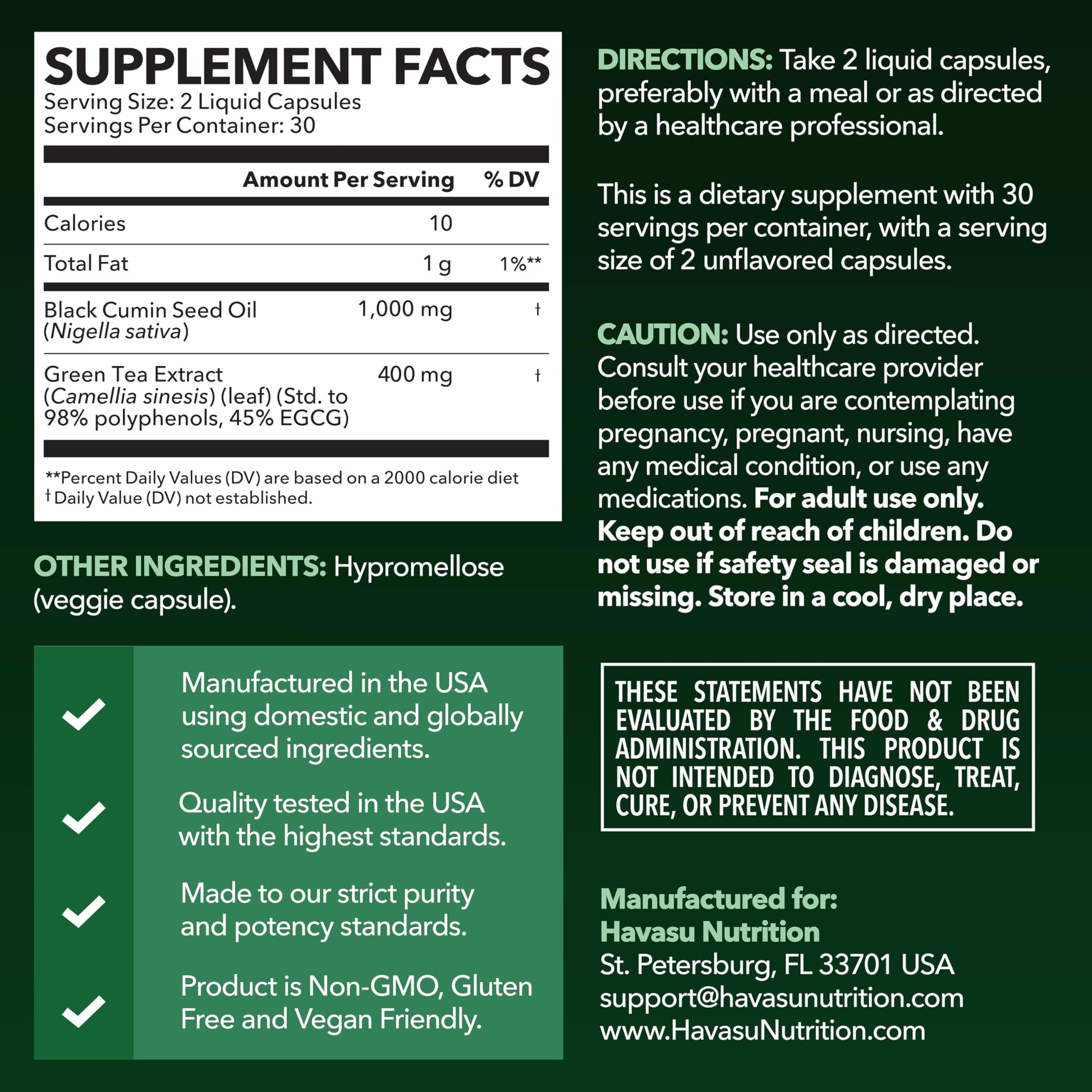 Black Seed Oil Capsules, Vegan, Non-GMO, Cold-Pressed Nigella Sativa, 90ct | 1500mg Per Serving Black Cumin Supplement for Skin Health, Immune Function, and Digestive Health, Unflavored, 30 Servings Gsupps Australia