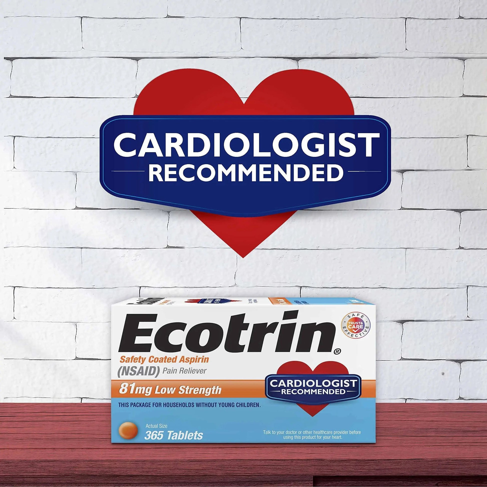 Ecotrin Low Strength Safety Coated Aspirin, NSAID 81mg, 45 count (2 Pack) Ecotrin buy australia supplements