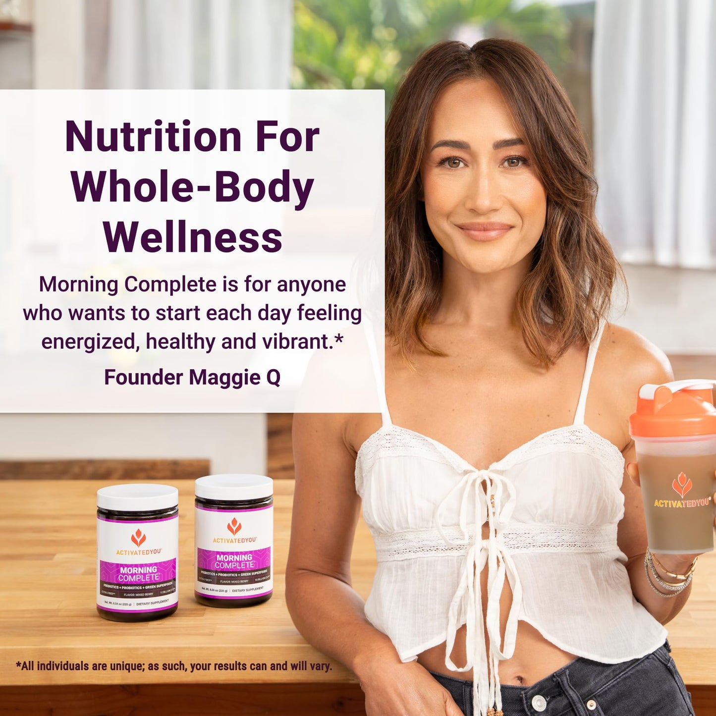ActivatedYou Morning Complete Super Greens Powder Drink Mix - Gut Health Boost with Prebiotics, Probiotics, & Antioxidants - 10 Billion CFUs, Mixed Berry Flavor ACTIVATEDYOU