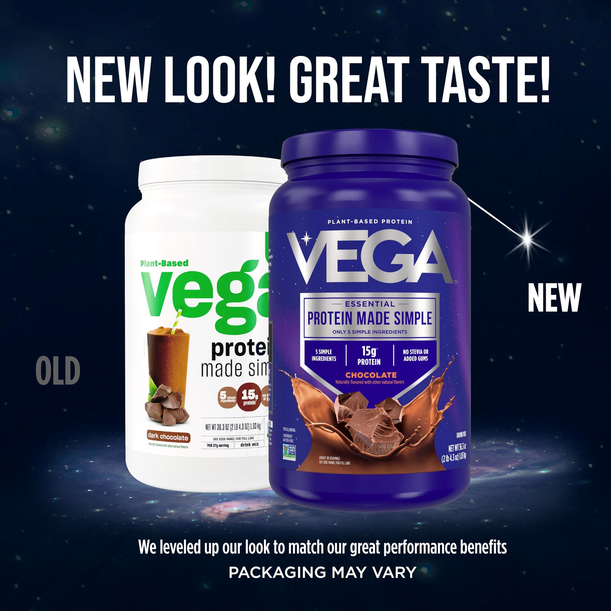 Vega Protein Made Simple - 15g Plant-Based Pea Protein, Chocolate, 39 Servings, Stevia Free, No Artificial Sweeteners or Gums, Non-GMO, Gluten Free, Vega buy australia supplements