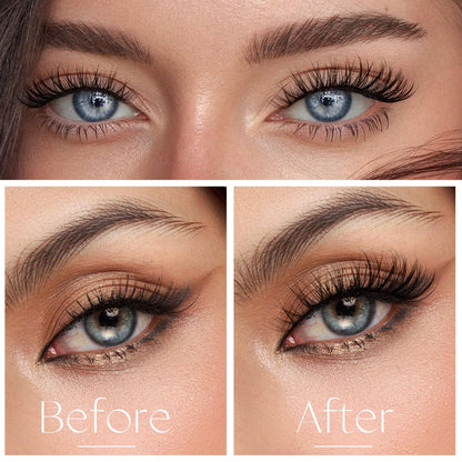 Medium Lash Clusters Short Wispy C Curl Eyelash Clusters 12-16MM Individual Eyelashes Natural Cluster Eyelash Extensions Natural Looking Cluster Lashes by Geeneiya (C Curl,12-14-16) Geeneiya