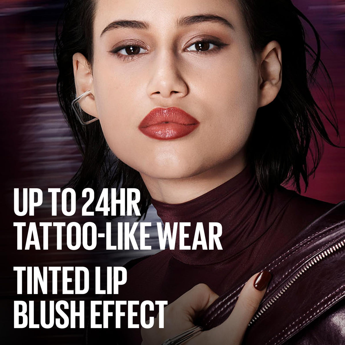 MAYBELLINE Super Stay Peel Off Lip Liner Lip Stain, Up to 24H Tattoo-Like Wear, Transfer-Proof Matte Finish, Hydrating Formula With Vitamin E, Aura (Mauve Nude) MAYBELLINE