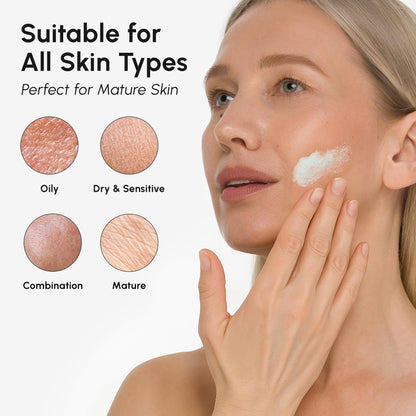MAREE Face Exfoliator – Microdermabrasion Facial Scrub & Exfoliating Face Wash for Women – Collagen & Glycolic Acid – Gentle Scrub and Exfoliant MAREE