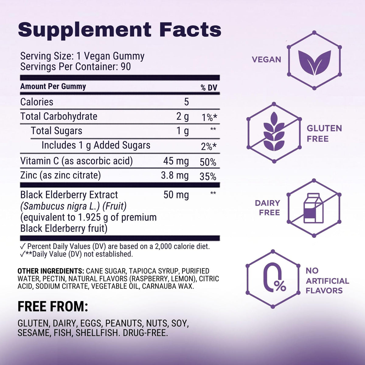 Sambucol Elderberry Gummies - Immune Support Supplement for Adults & Kids with Vitamin C & Zinc, Sambucol Elderberry Sambucol