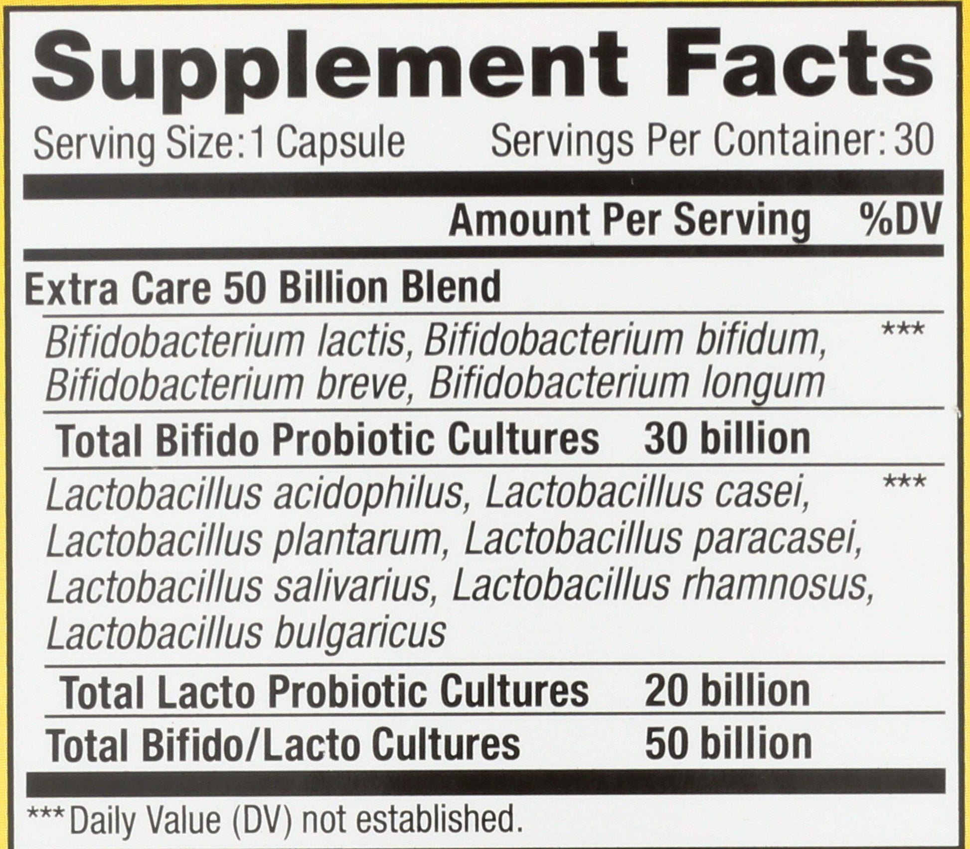 Renew Life Extra Care Digestive Probiotic Capsules, 50 Billion CFU Guaranteed, Daily Supplement Supports Immune, Digestive, Respiratory Health(1), L. Rhamnosus GG, Dairy, Soy and Gluten-Free, 90 Count | 90 Vegetarian Capsules | Supports Digestive, Immune Gsupps Australia