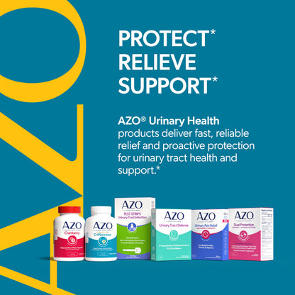 AZO D Mannose Urinary Tract Health, Cleanse, Flush & Protect The Urinary Tract, No.1 Pharmacist Recommended Brand AZO