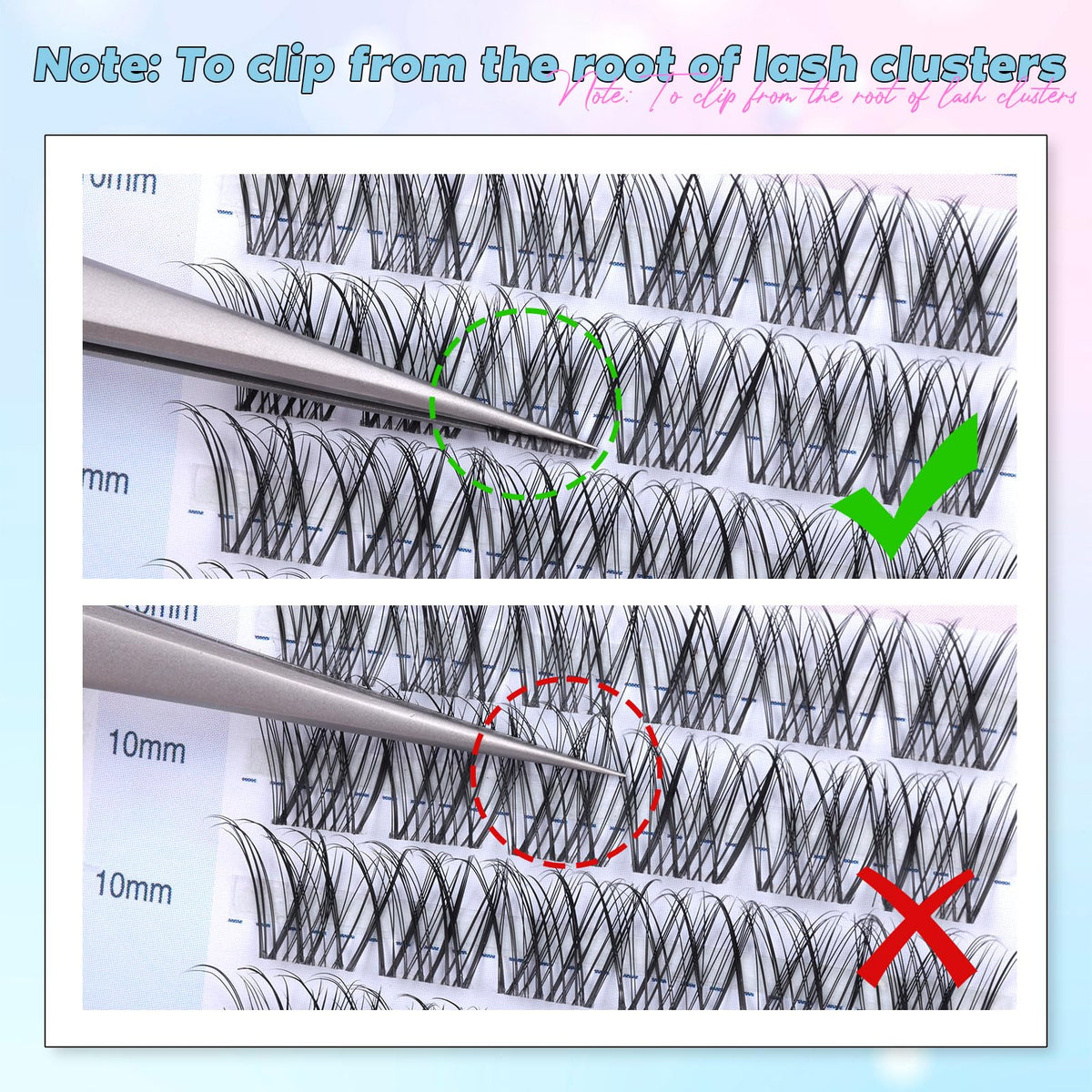 Lash Clusters Wispy Eyelash Clusters Natural CC-Curly Cluster Lashes zanlufly Wispy Individual Lashes 180Pcs Eyelash Extension 10 12 14MM DIY Lash Extension zanlufly