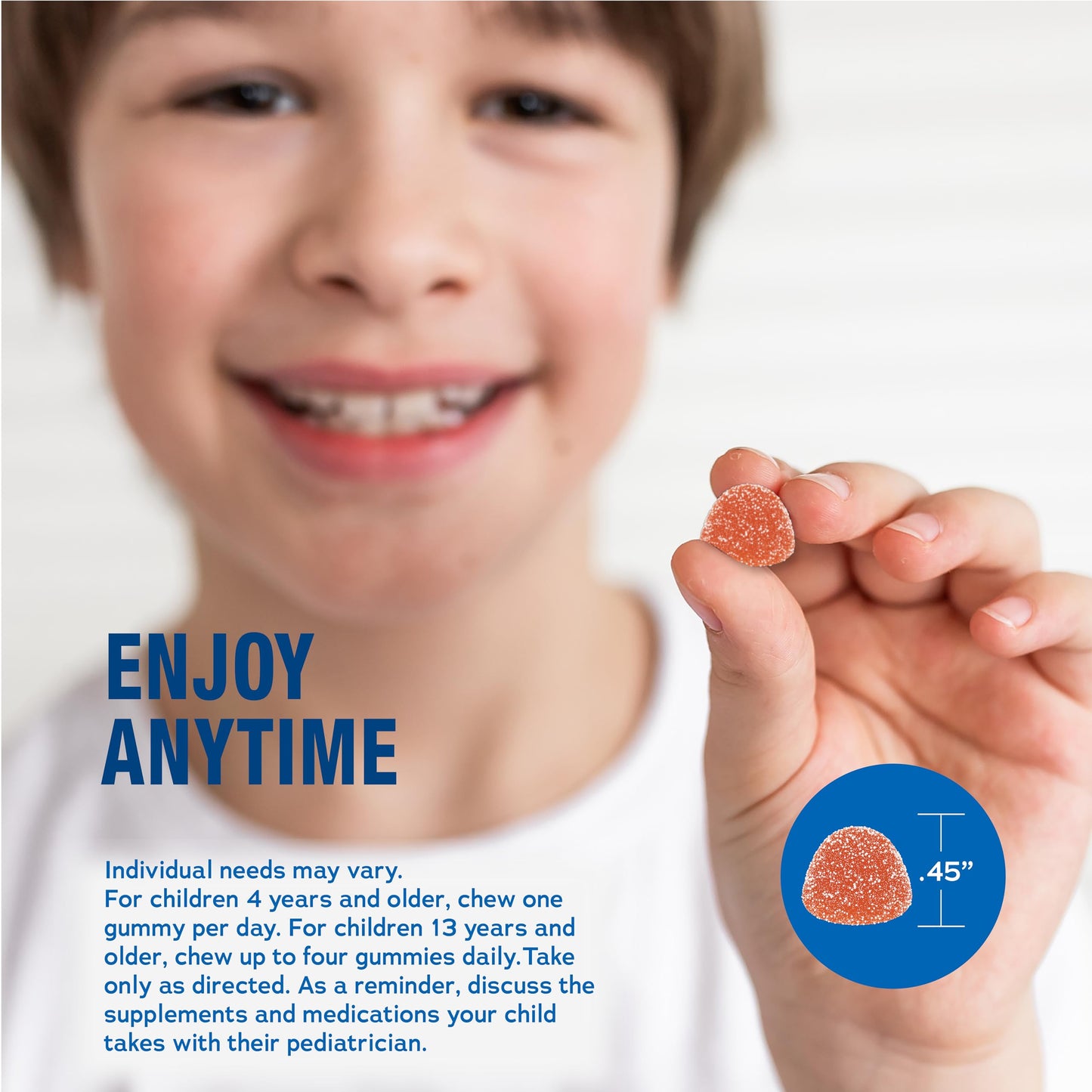 Natural Vitality Calm, Magnesium Citrate Kids Supplement, Stress Relief Gummies, Supports a Healthy Response to Stress Natural Vitality
