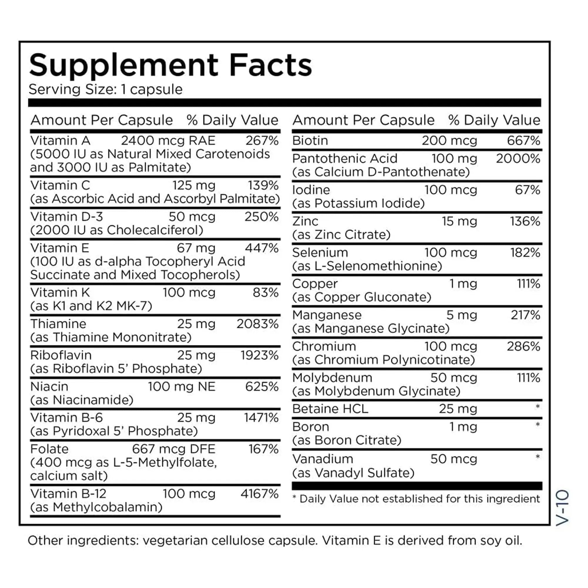 Metabolic Maintenance The Big One Plus Multivitamin without Iron - Iron Free Multivitamin for Women & Men with Vitamin A, C, Minerals Metabolic Maintenance buy australia supplements