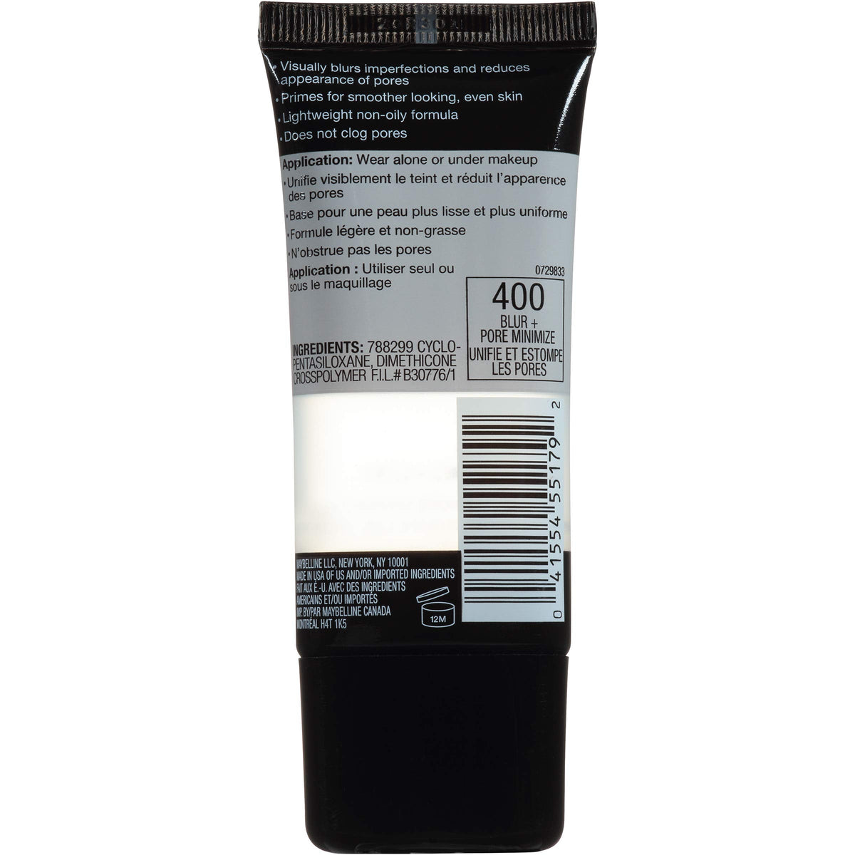 Maybelline New York Facestudio Master Prime Primer Makeup, Blur + Pore Minimize, 1 fl. oz. MAYBELLINE