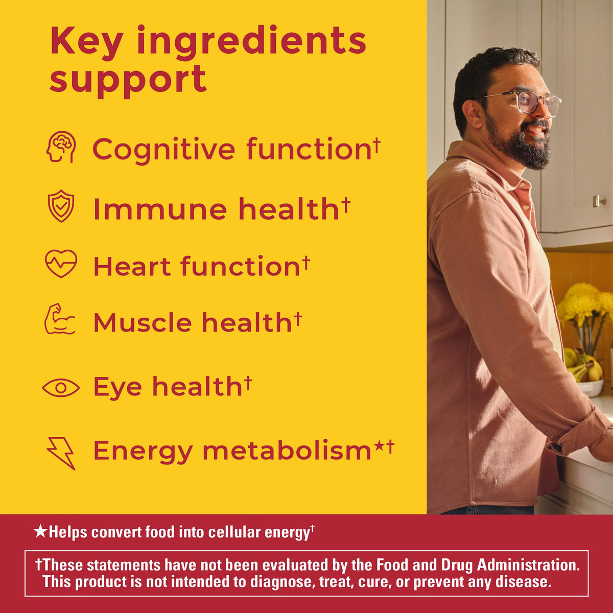 Nature Made Advanced Multivitamin Gummies for Him with Magnesium Citrate, Calcium & All 8 B Vitamins, Multivitamin for Men, Nature Made