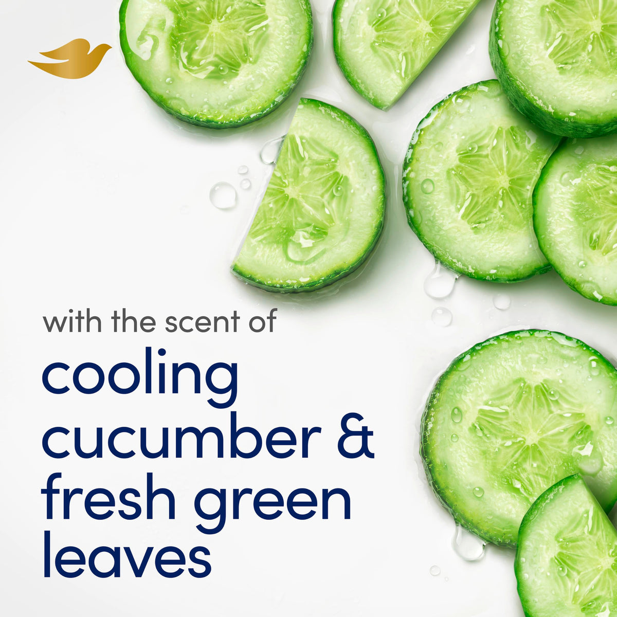 Dove Beauty Bar Soap Cool Moisture Cucumber & Green Tea Scent 6 Bars 3.75oz Dove