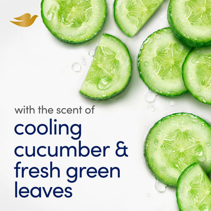 Dove Beauty Bar Soap Cool Moisture Cucumber & Green Tea Scent 6 Bars 3.75oz Dove