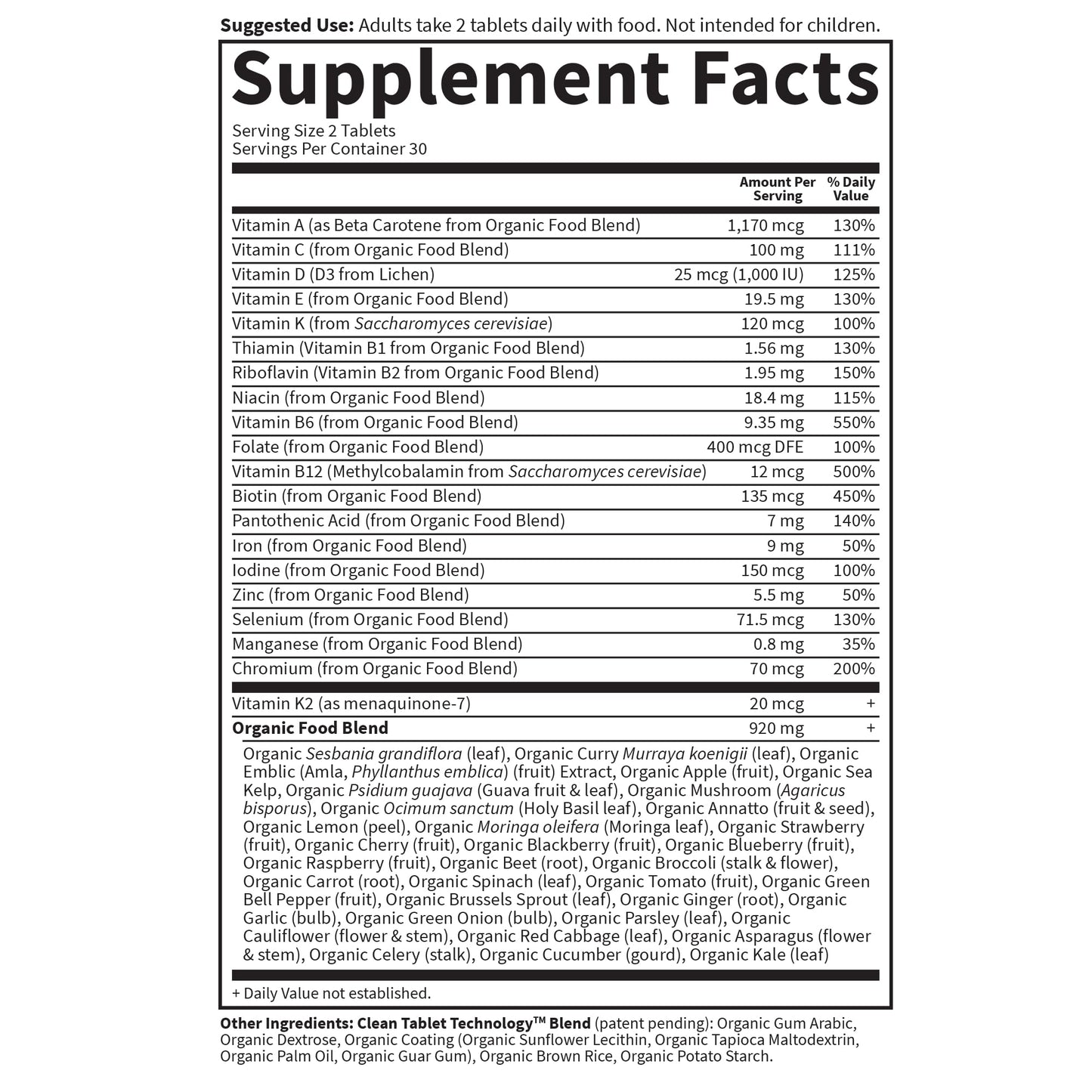 Garden of Life Organics Women's Multivitamin with Vitamin C, D3, Folate, B12, Biotin & Iron – Women's Multivitamin for Energy, Heart Health & Radiant Skin, USDA Organic, Non-GMO, Vegan, 120 Tablets Gsupps Australia