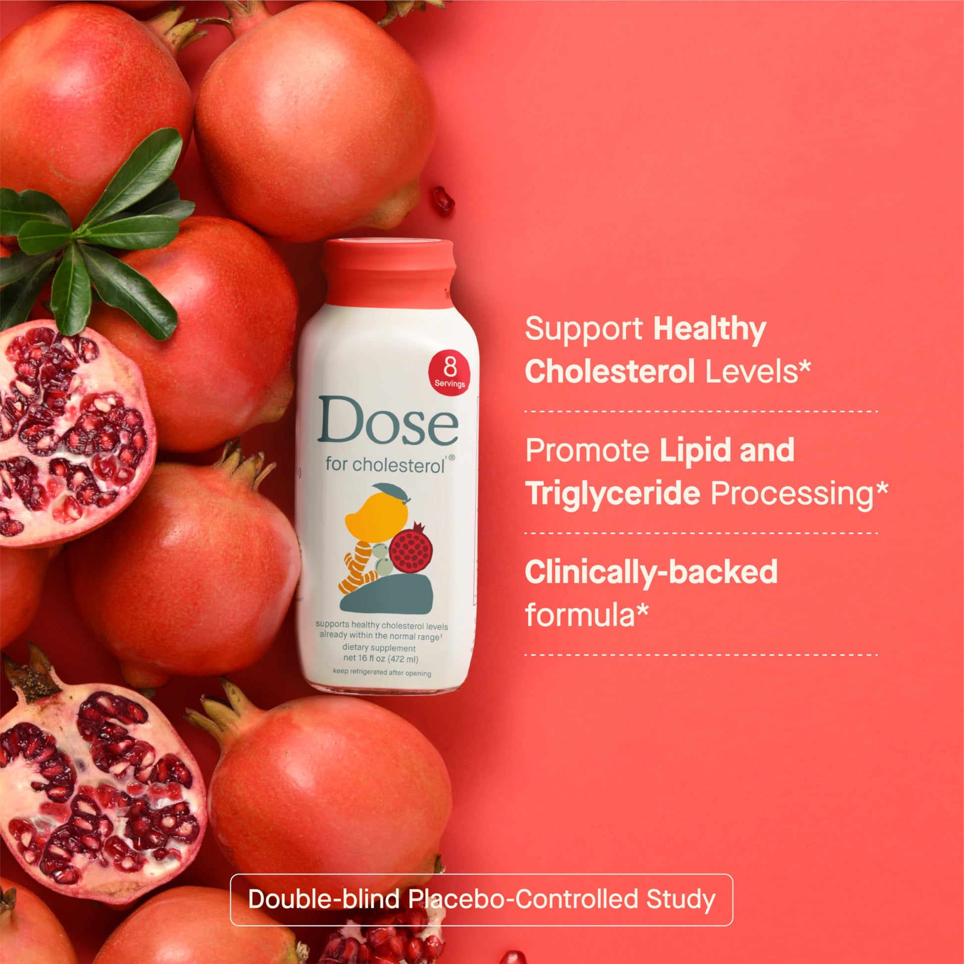 DOSE for Cholesterol Supplements Maintain Healthy Cholesterol Levels and Supports Cardiovascular Health Gluten-Free Vegan Zero Sugar, 16oz Bottle, 3 Pack (3 Week Supply) DOSE buy australia supplements