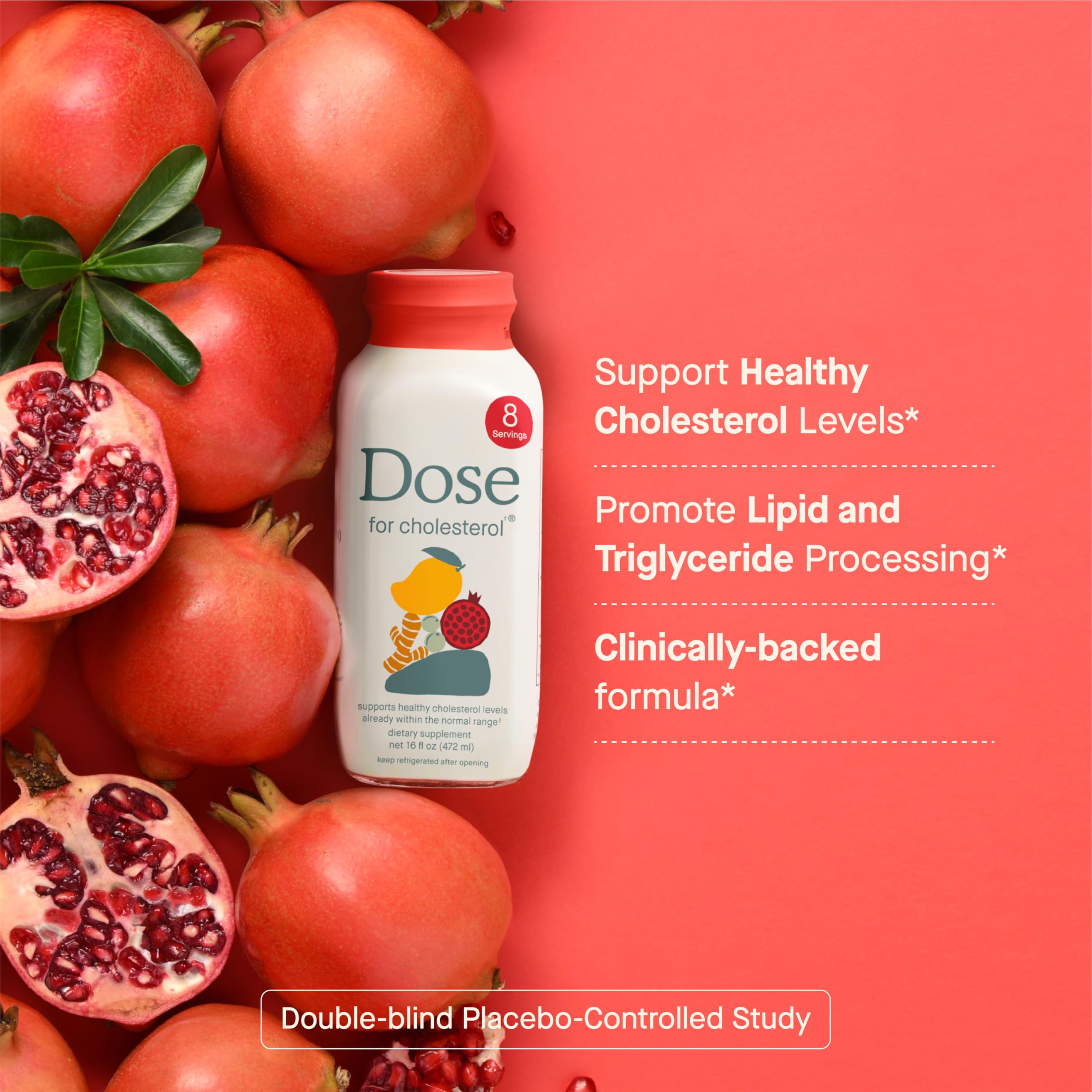 DOSE for Cholesterol Supplements Maintain Healthy Cholesterol Levels and Supports Cardiovascular Health Gluten-Free Vegan Zero Sugar, 16oz Bottle, 3 Pack (3 Week Supply) DOSE buy australia supplements