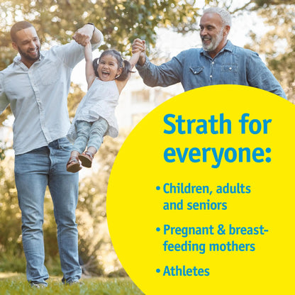 Strath Nutritional Yeast Tablets - Vegetarian, Lactose Free, Artificial Additive Free - Digestive Support, Nutrient Absorption - Unflavored Daily Supplement - Prebiotic and Postbiotic Bio-StrathBuy Supplements Australia