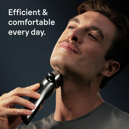 Braun Series 8 Electric Razor for Men, with 4+1 Shaving Elements & Precision Long Hair Trimmer, Close & Gentle Even on Dense Beards, Wet & Dry Electric Razor with 60min Runtime, 8517s Galvano Silver Gsupps Australia