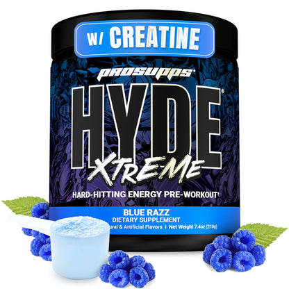 ProSupps Mr. Hyde Xtreme Pre Workout Powder with Creatine, Beta Alanine & Caffeine – Extreme Energy, Pumps, Focus & Performance - Fitness & Gym Supplements for Men & Women (Watermelon, 30 Servings)