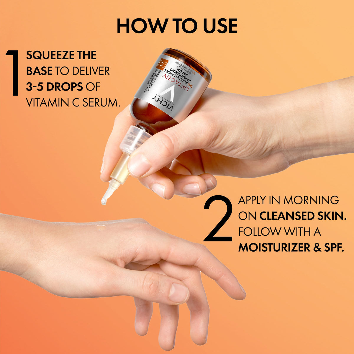 Vichy LiftActiv Vitamin C Serum for Face with 16% Pure Vitamin C, 0.67oz VICHY