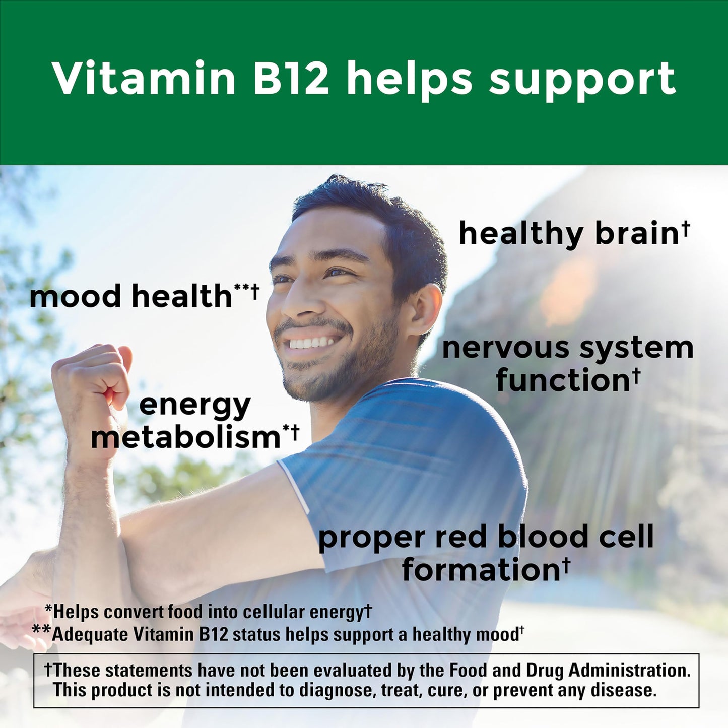 Nature Made Vitamin B12 1000 mcg, Dietary Supplement for Energy Metabolism Support, B12 Vitamins 1000 mcg, 150 Softgels, 150 Day Supply Nature Made