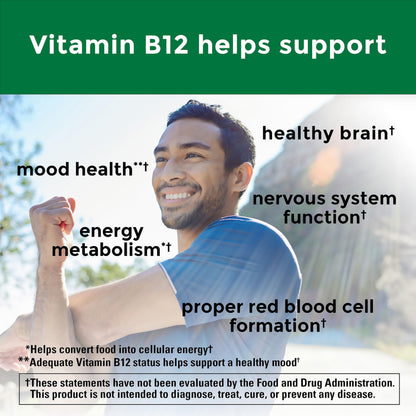 Nature Made Vitamin B12 1000 mcg, Energy Metabolism Support, 150 Softgels | B12 Vitamins 1000 mcg, Energy Metabolism Support Supplement for Women and Men, Gluten Free, 150 Day Supply Gsupps Australia