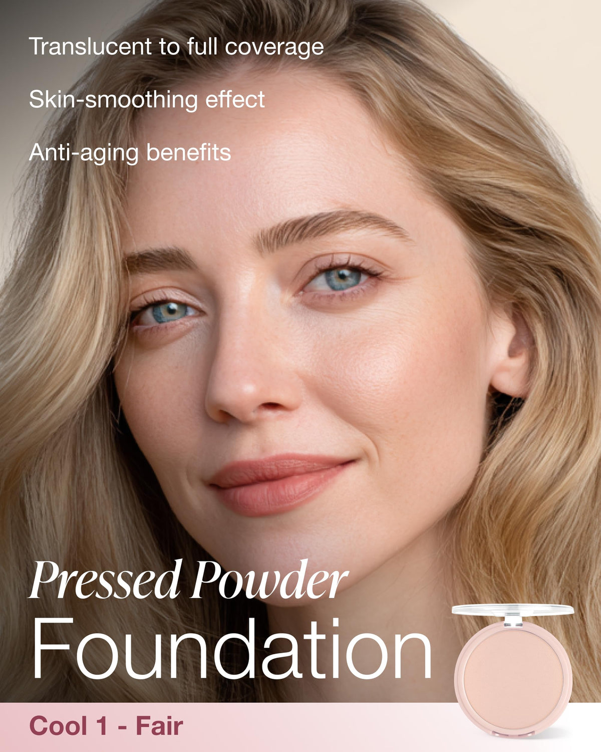 Mineral Fusion Pressed Powder Foundation (Cool 1) Mineral Fusion