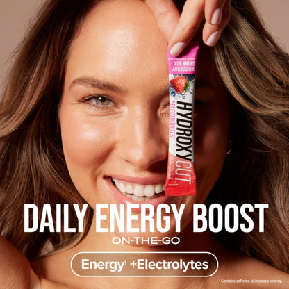 Hydroxycut Drink Mix, Wildberry Blast - 21 Travel-Size Packets - Zero Calories, Zero Sugar - Boost Metabolism, Burn Calories Hydroxycut