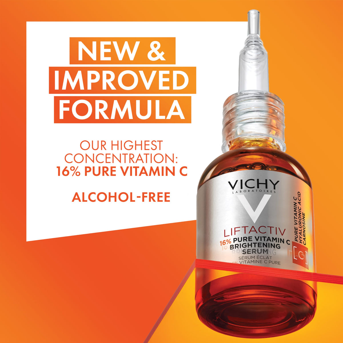 Vichy LiftActiv Vitamin C Serum for Face with 16% Pure Vitamin C, 0.67oz VICHY