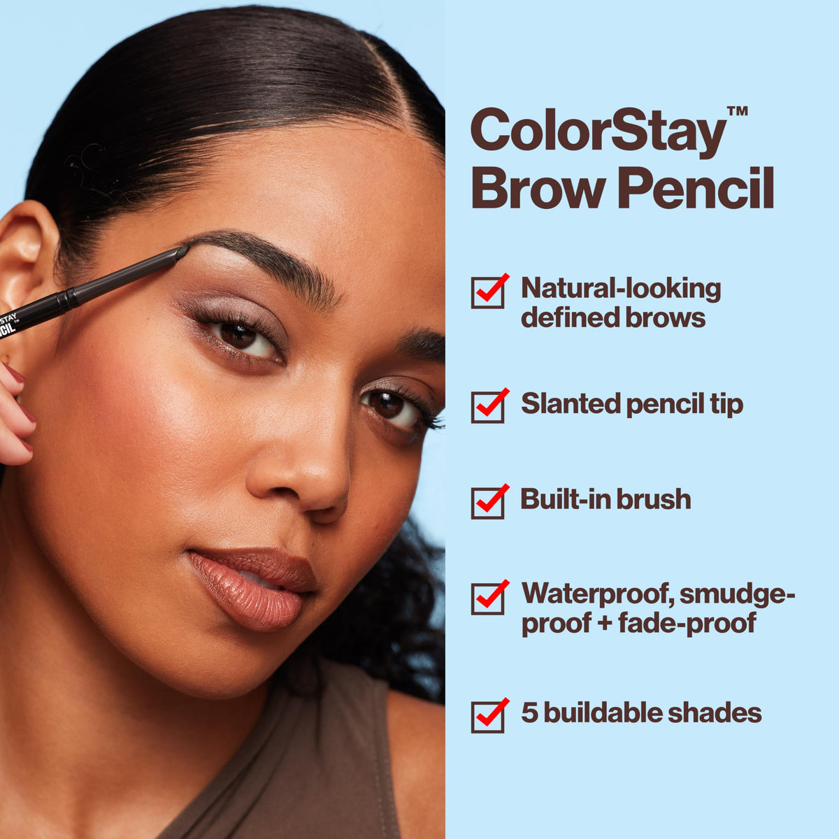 Revlon ColorStay Brow Pencil, 205 Blonde, 0.021 oz REVLON
