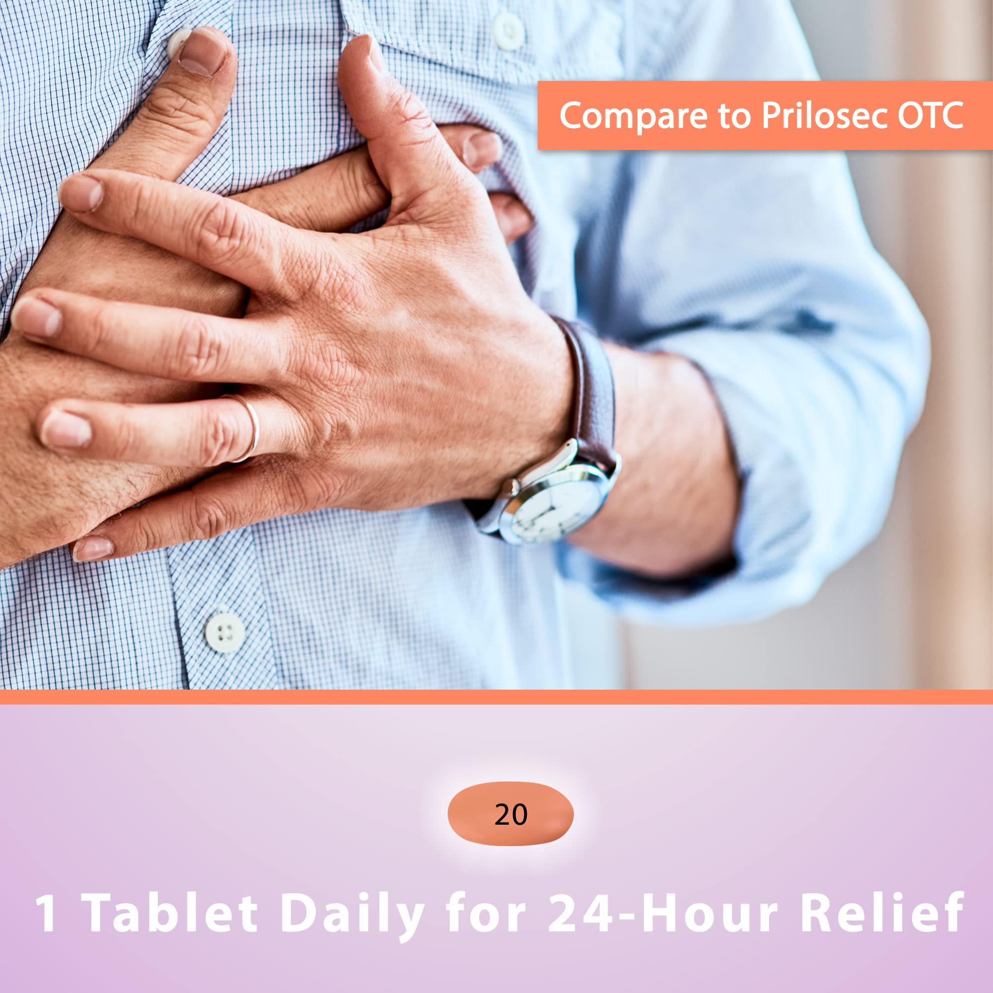 Curist Omeprazole 20mg Tablets - 42 Count Delayed-Release Tablets - Acid Reflux Medicine for Heartburn Relief Curist buy australia supplements