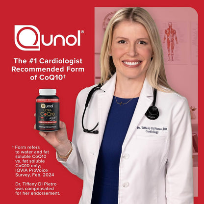 Qunol Ultra CoQ10 100mg, 3X Better Absorption, Antioxidant, 90 Softgels | #1 Cardiologist Recommended Supplement for Heart Health, Coenzyme Q10 Supplement to support Vascular Health & Cellular Energy Gsupps Australia