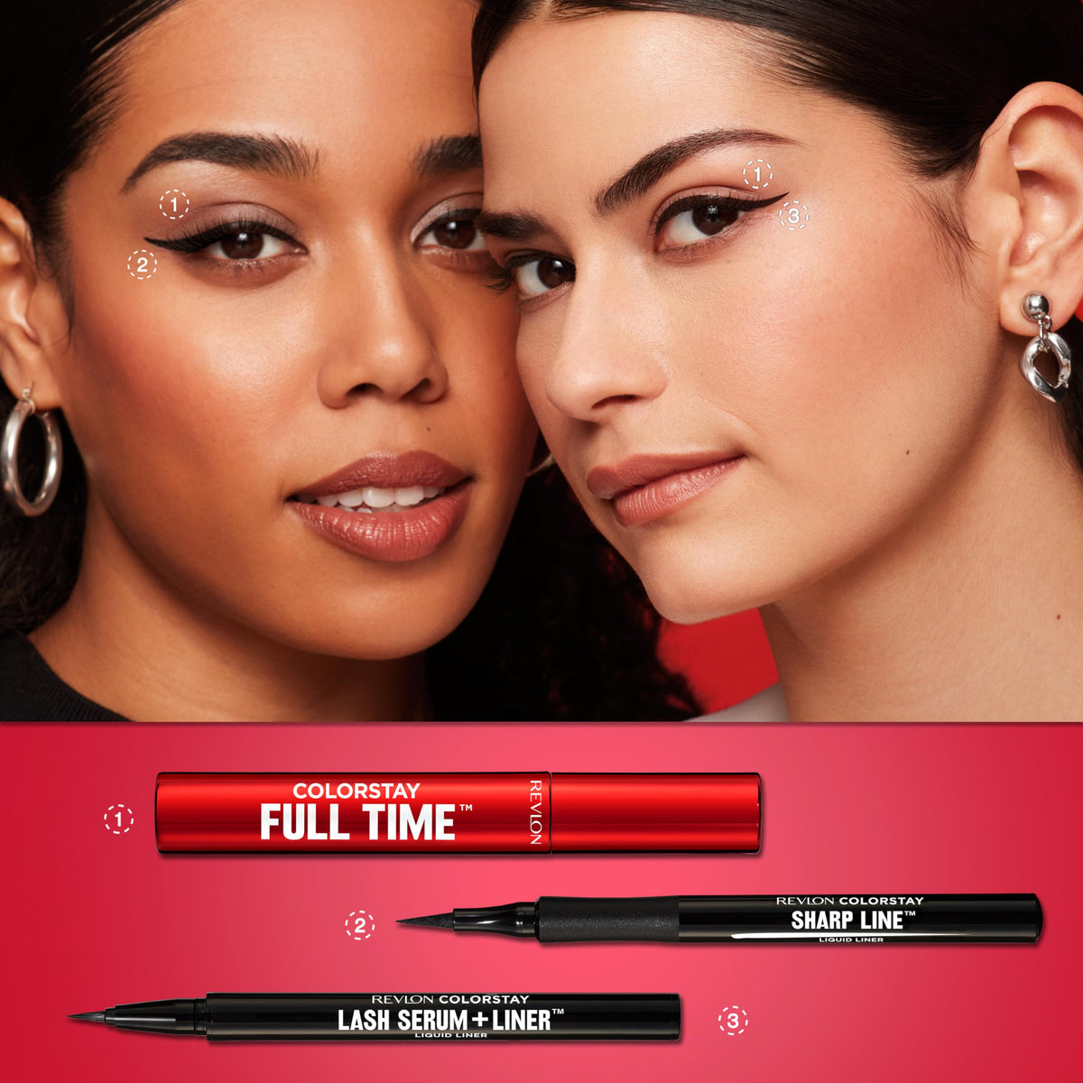 Revlon ColorStay Sharp Line Liquid Eyeliner, Blackest Black, 0.04 fl oz REVLON