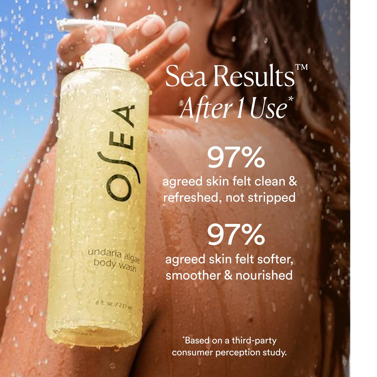 OSEA Undaria Algae™ Body Wash, pH Balanced Cleanser, Citrus Scent, 8 oz OSEA