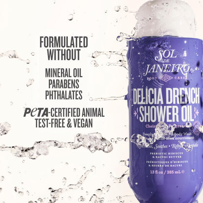 Sol de Janeiro Delicia Drench Shower Oil 13 fl oz Sol de Janeiro