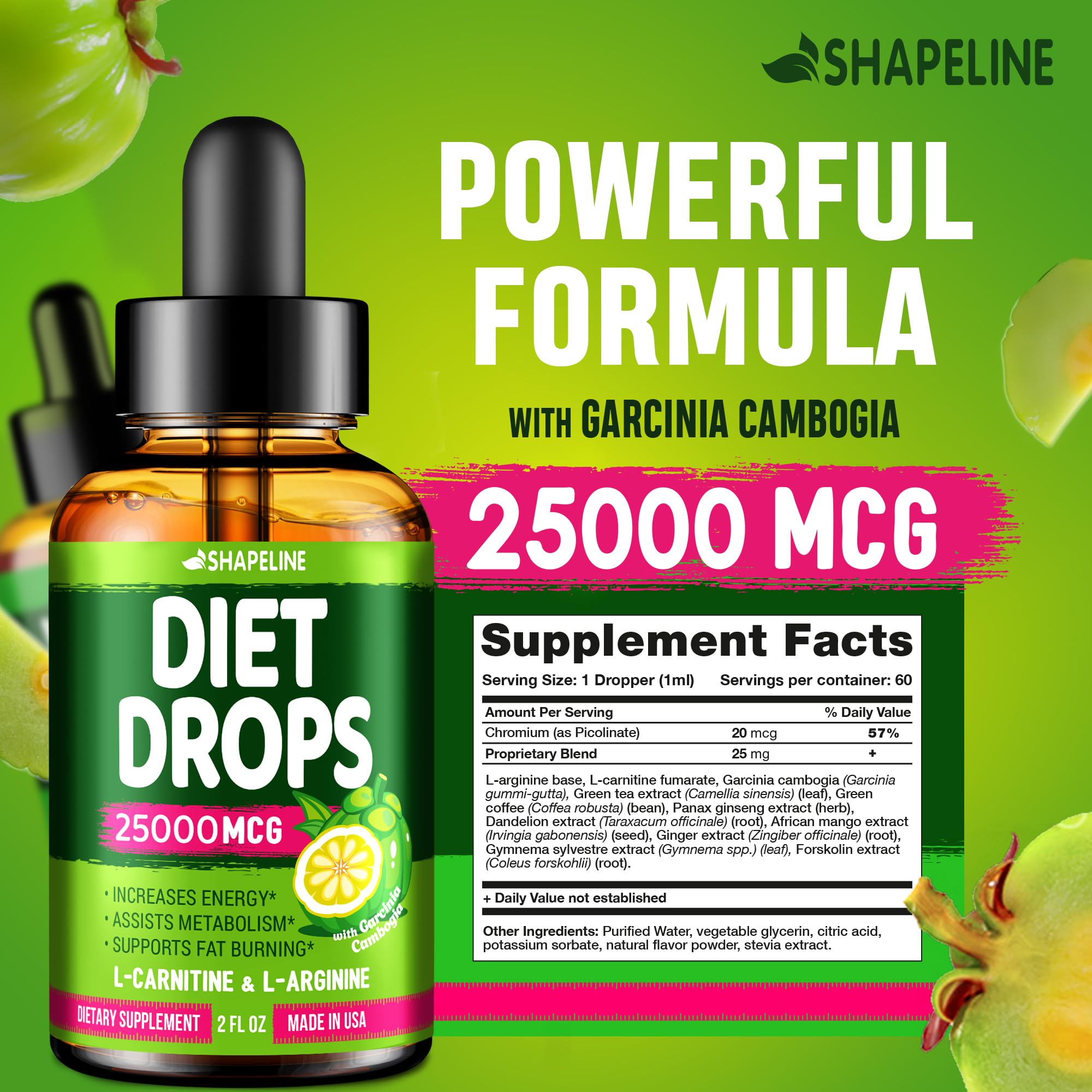Weight Loss Drops - Appetite Suppressant for Women & Men - Made in the USA - Natural SHAPELINE buy australia supplements